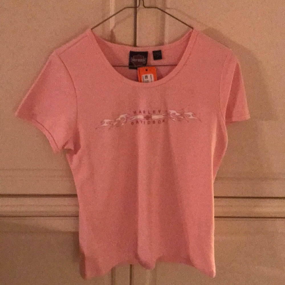 Harley Davidson tee NWT size m pretty pink